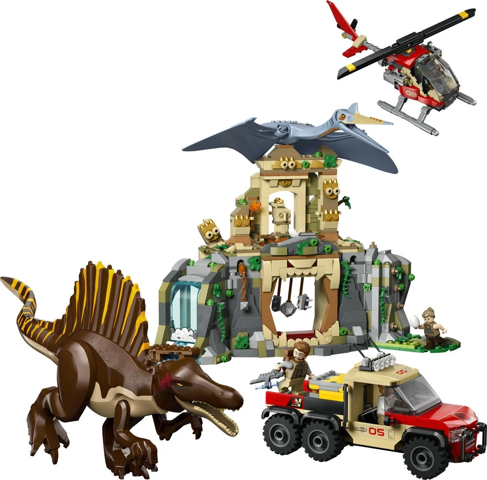 LEGO® Jurassic World Spinozauras, kecalkoatlis ir oro misija (76976)