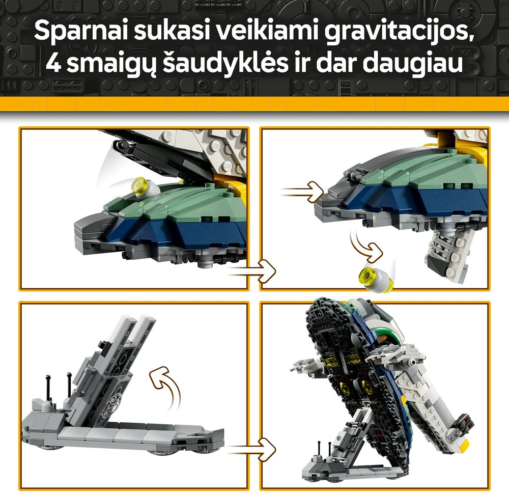 LEGO® Star Wars Džiango Feto erdvėlaivis (75433)
