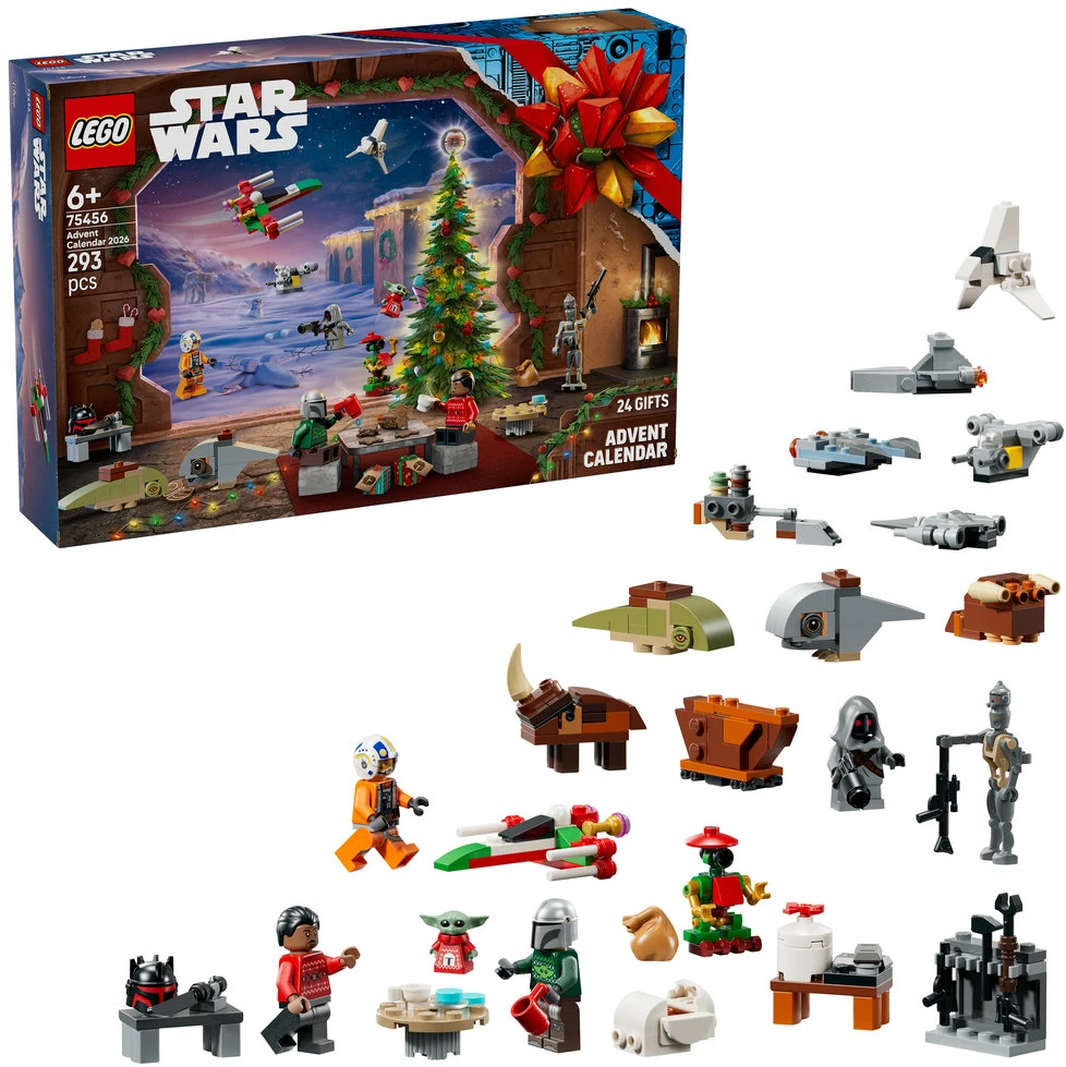 LEGO® Star Wars™ 2026 m. advento kalendorius Žaislas 75456
