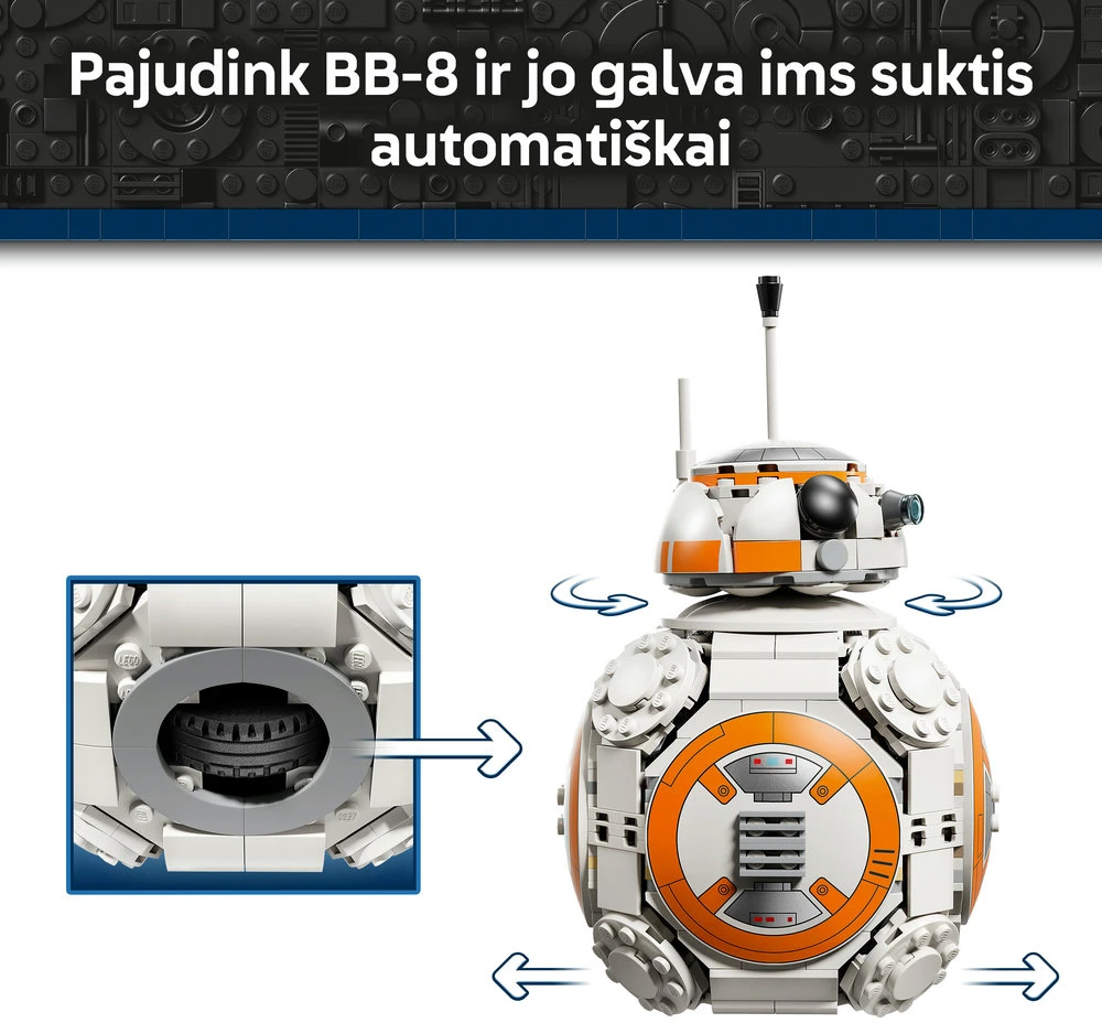 LEGO® Star Wars™ Astromechaninis droidas BB-8™ Žaislas 75452