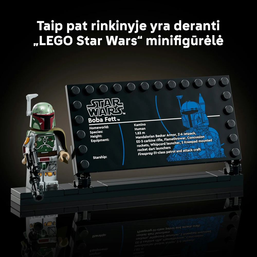 LEGO® Star Wars™ Boba Fetas, kolekcinis rinkinys 75455