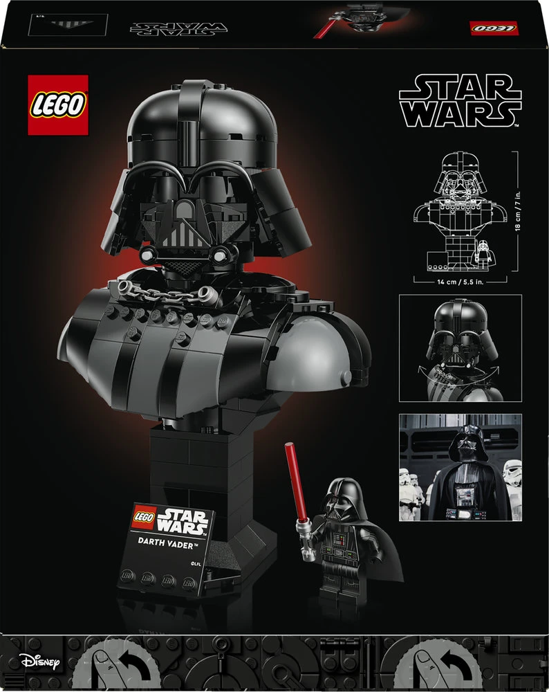 LEGO® Star Wars™ Darto Veiderio biustas Rinkinys 75439