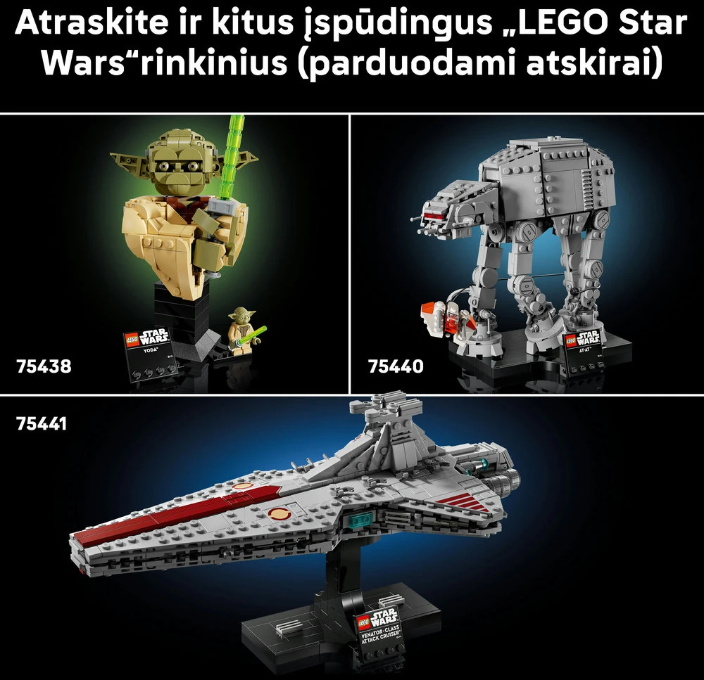 LEGO® Star Wars™ Darto Veiderio biustas Rinkinys 75439