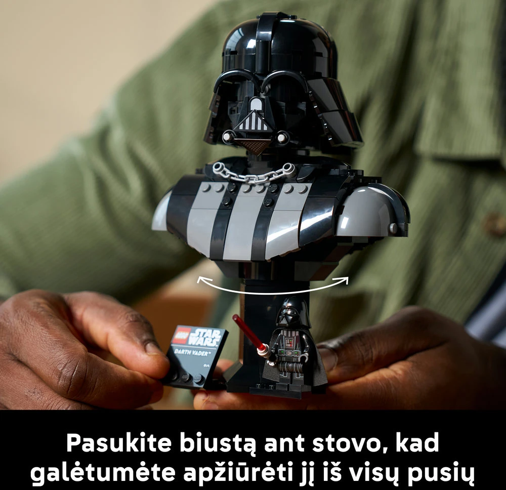 LEGO® Star Wars™ Darto Veiderio biustas Rinkinys 75439