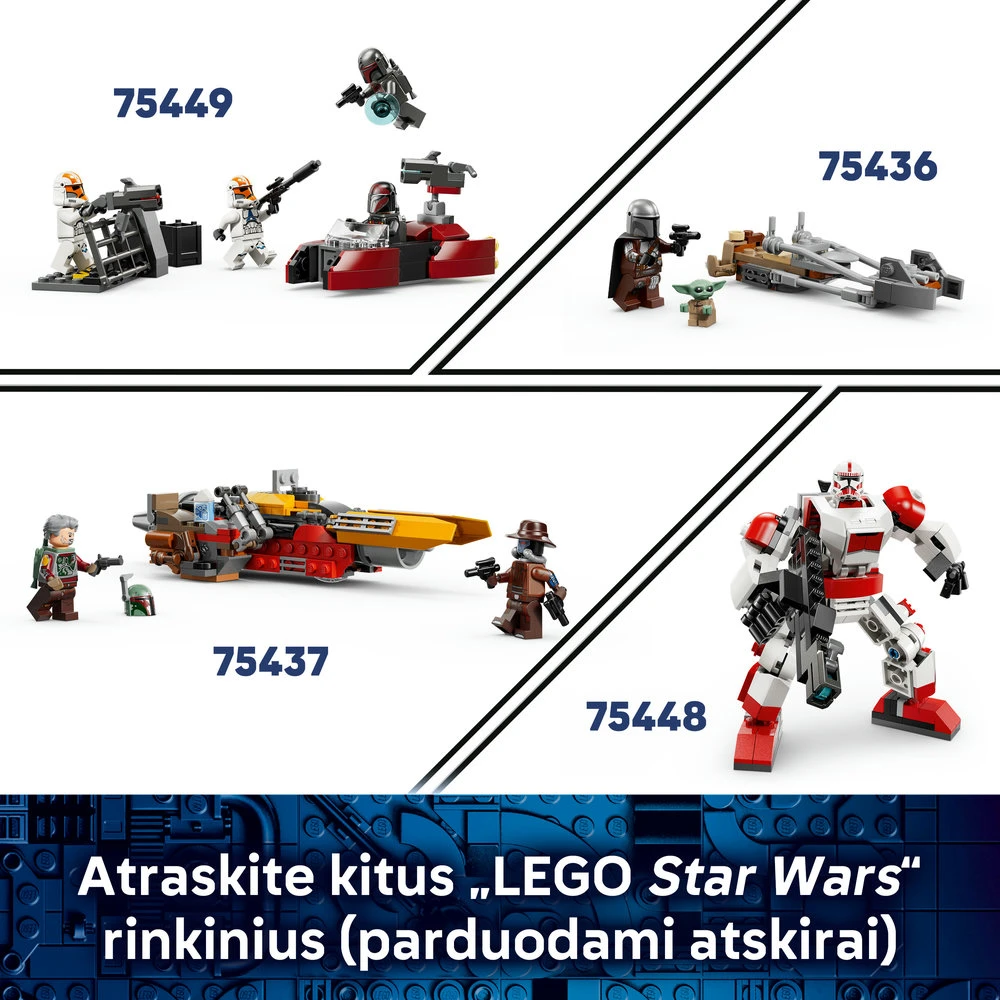 LEGO® Star Wars™ Grogu kiemas Konstravimo rinkinys 75443
