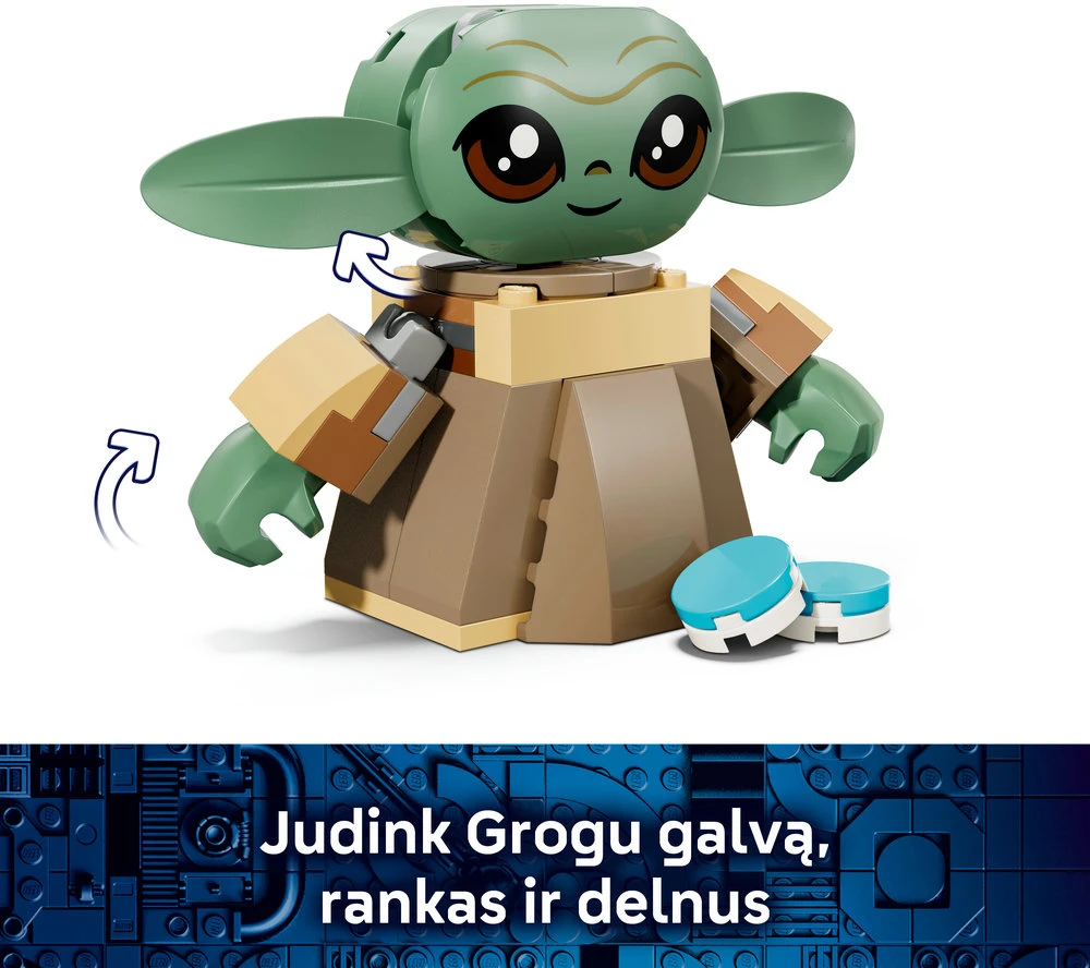LEGO® Star Wars™ Grogu kiemas Konstravimo rinkinys 75443