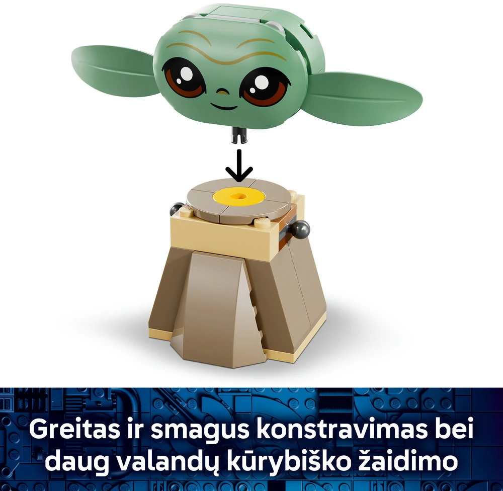 LEGO® Star Wars™ Grogu kiemas Konstravimo rinkinys 75443