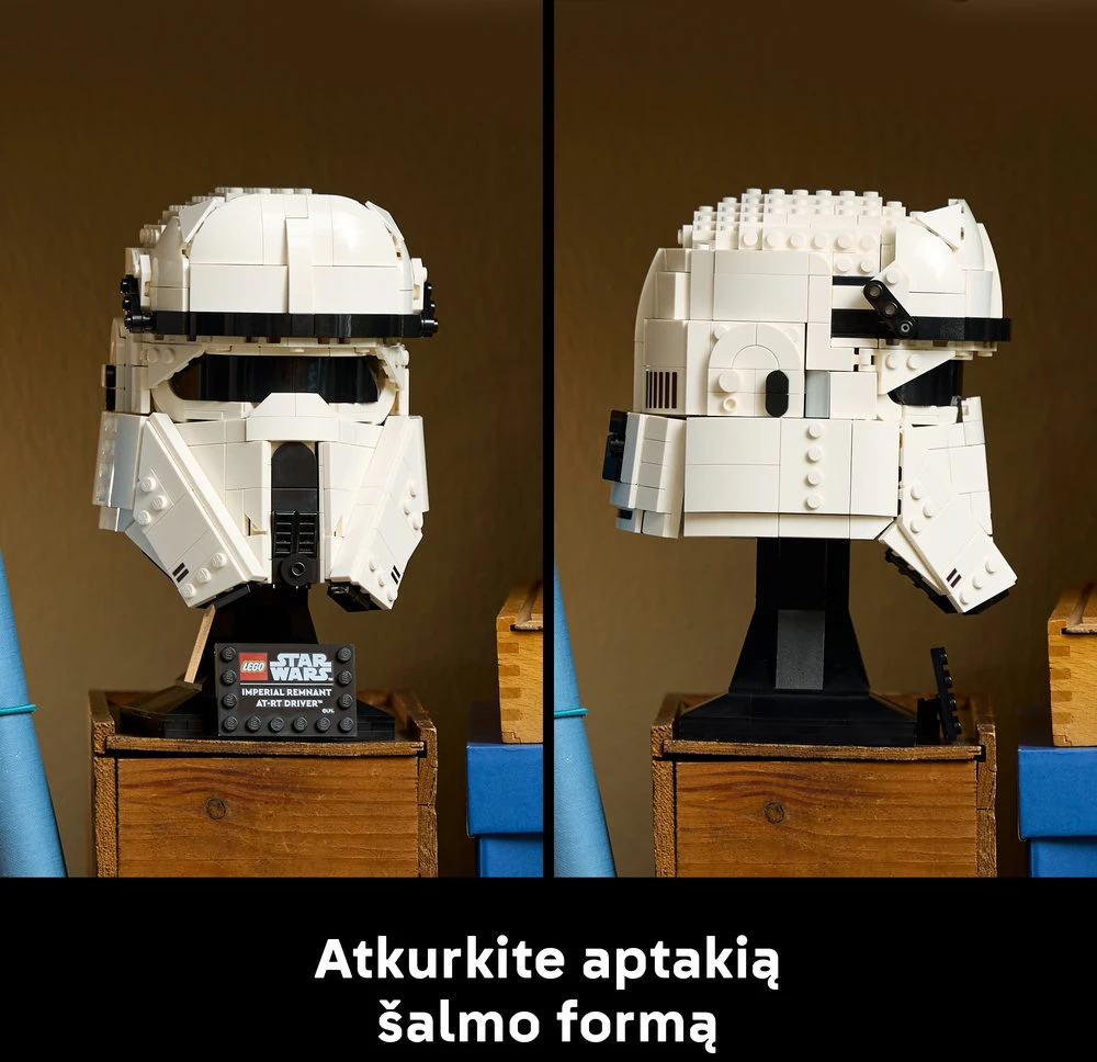 LEGO® Star Wars™ Imperijos palikuonių AT-RT piloto šalmas 75458
