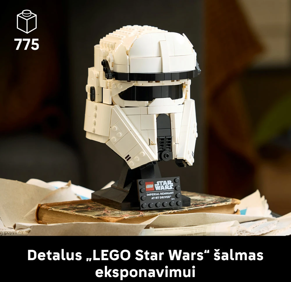 LEGO® Star Wars™ Imperijos palikuonių AT-RT piloto šalmas 75458