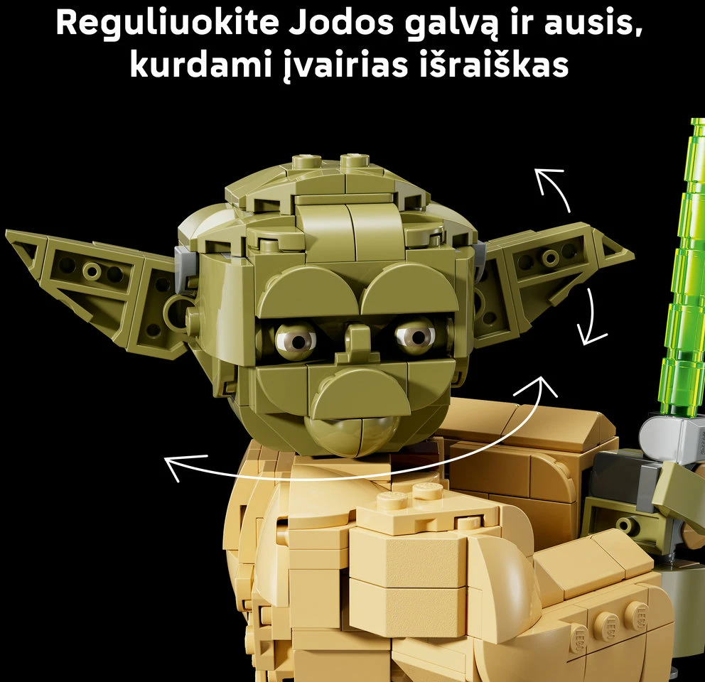 LEGO® Star Wars™ Jodos biustas, kolekcinis rinkinys 75438