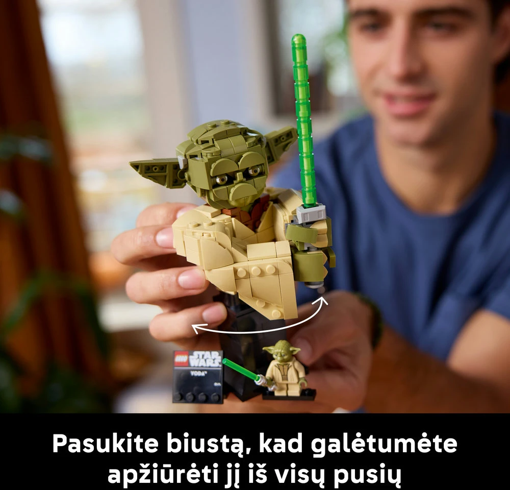 LEGO® Star Wars™ Jodos biustas, kolekcinis rinkinys 75438