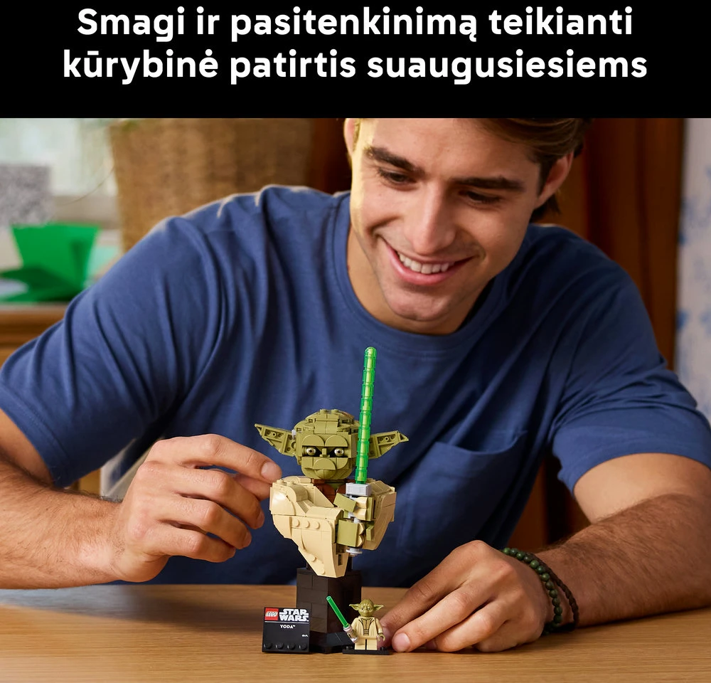 LEGO® Star Wars™ Jodos biustas, kolekcinis rinkinys 75438
