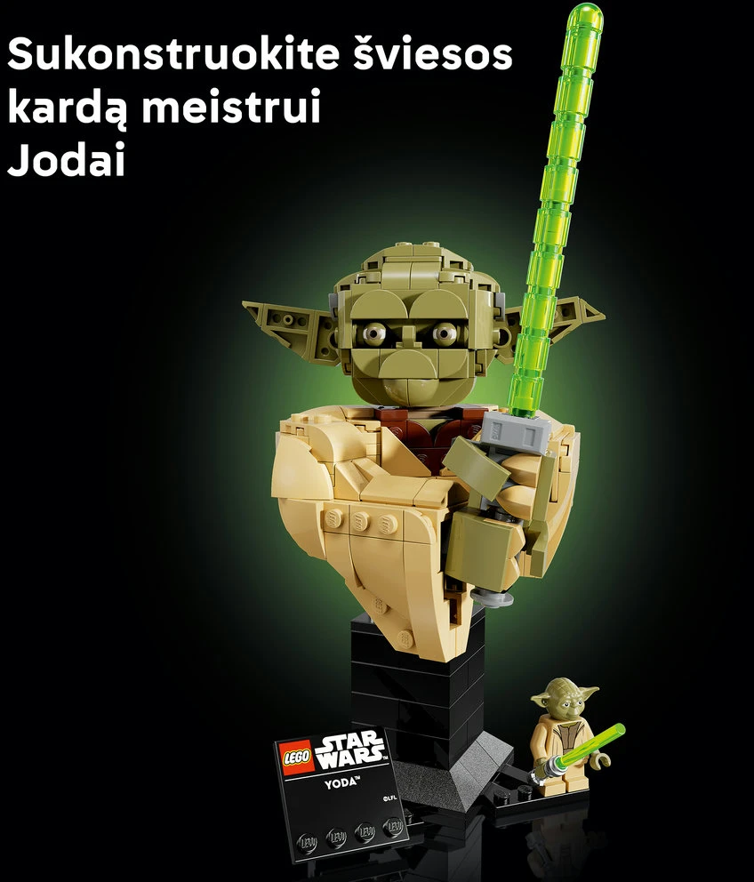 LEGO® Star Wars™ Jodos biustas, kolekcinis rinkinys 75438