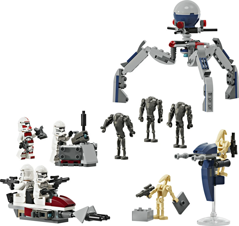 LEGO® Star Wars™ Klonų kario ir kovinio droido kovos rinkinys (75372)