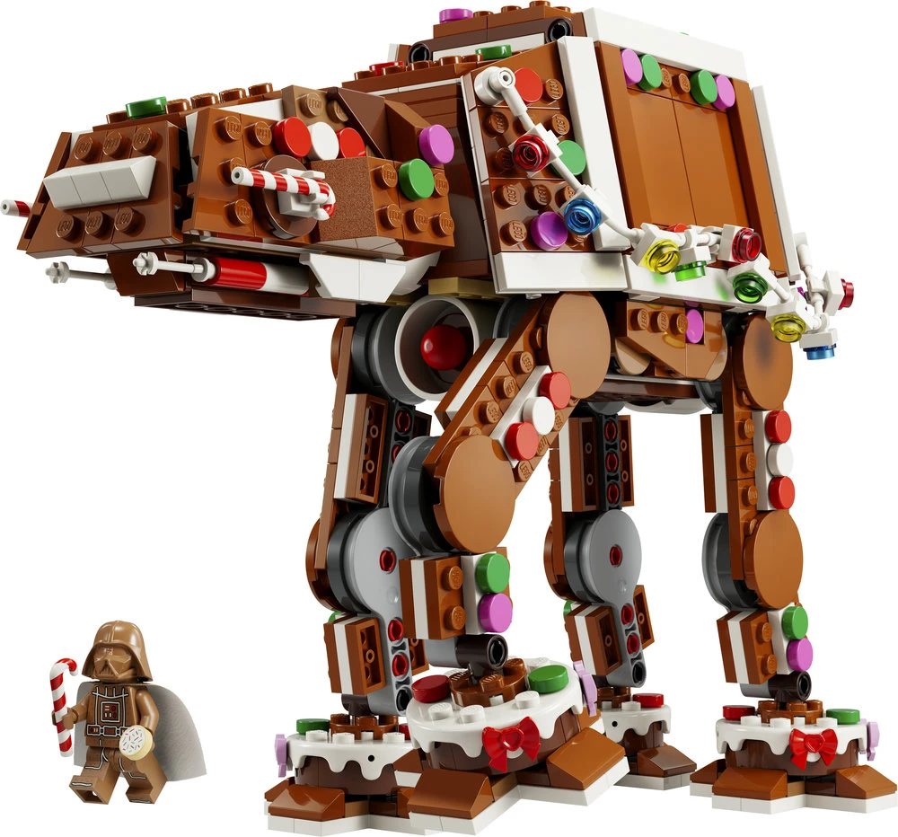 „LEGO® Star Wars™“ meduolinis AT-AT™ vaikštūnas, kalėdinis rankdarbių ir konstravimo rinkinys 40806