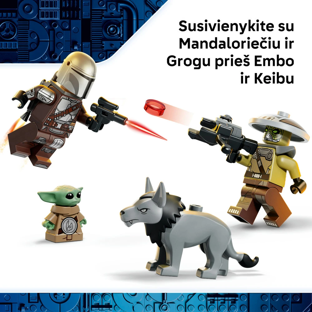 LEGO® Star Wars™ Susirėmimas su Huto rūmų sargybos droidu 75451
