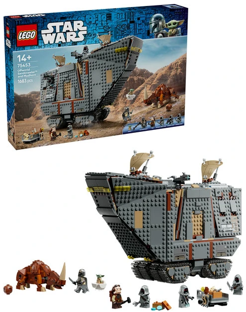 LEGO® Star Wars™ Svetimo pasaulio smėliaeigis ir purvaragis 75453