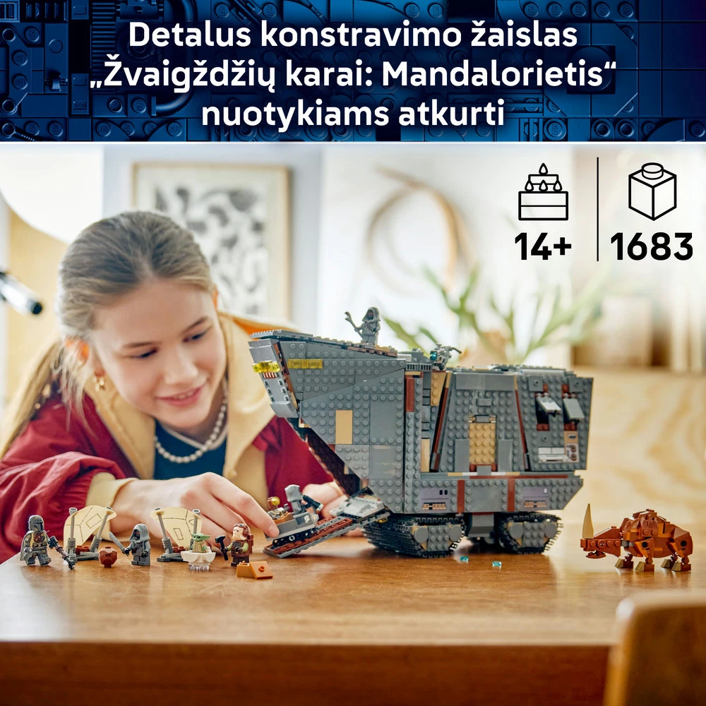 LEGO® Star Wars™ Svetimo pasaulio smėliaeigis ir purvaragis 75453