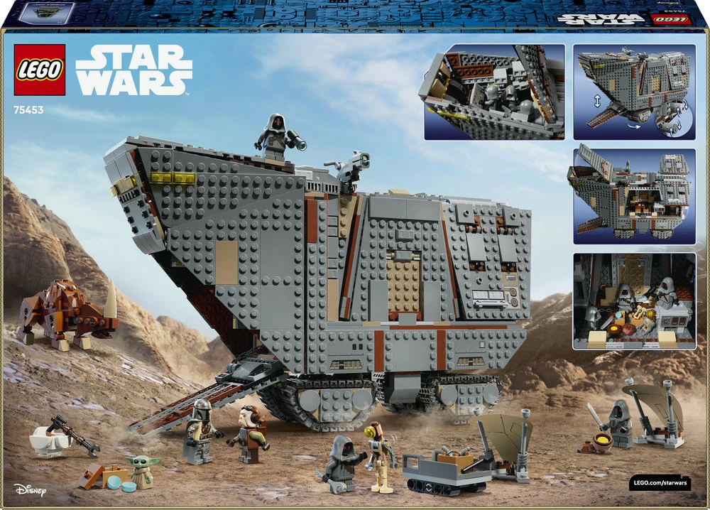 LEGO® Star Wars™ Svetimo pasaulio smėliaeigis ir purvaragis 75453