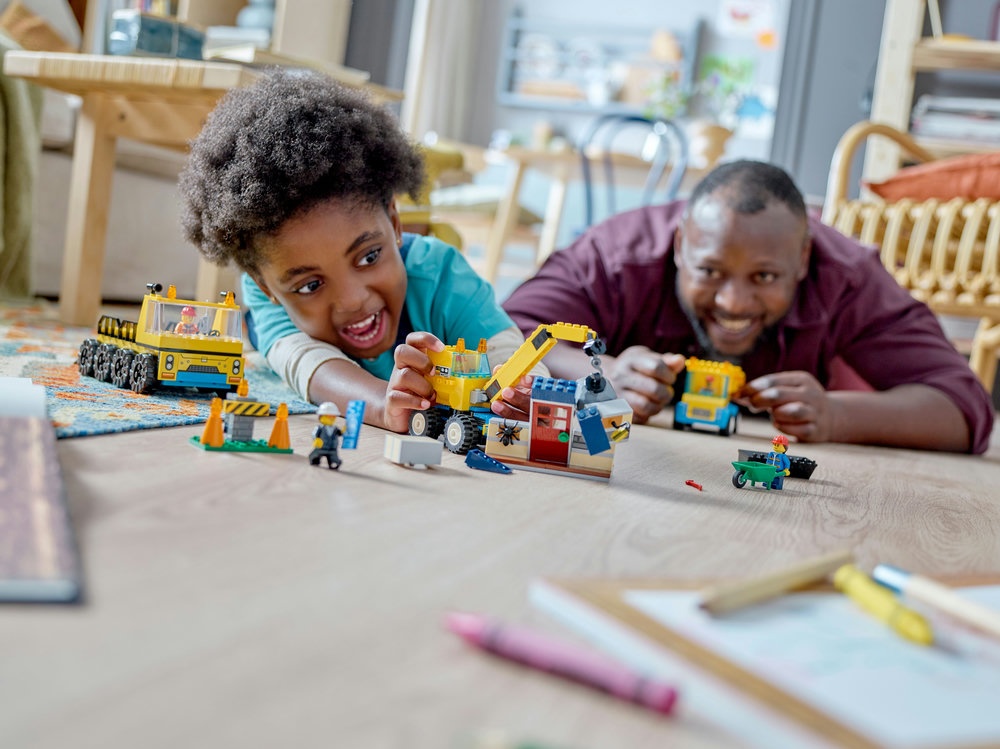 LEGO® City Statybiniai sunkvežimiai ir kranas su griaunamuoju rutuliu (60391) 60391