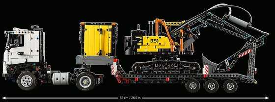 LEGO® Technic Sunkvežimis Volvo FMX ir elektrinis ekskavatorius Volvo EC230 (42175)