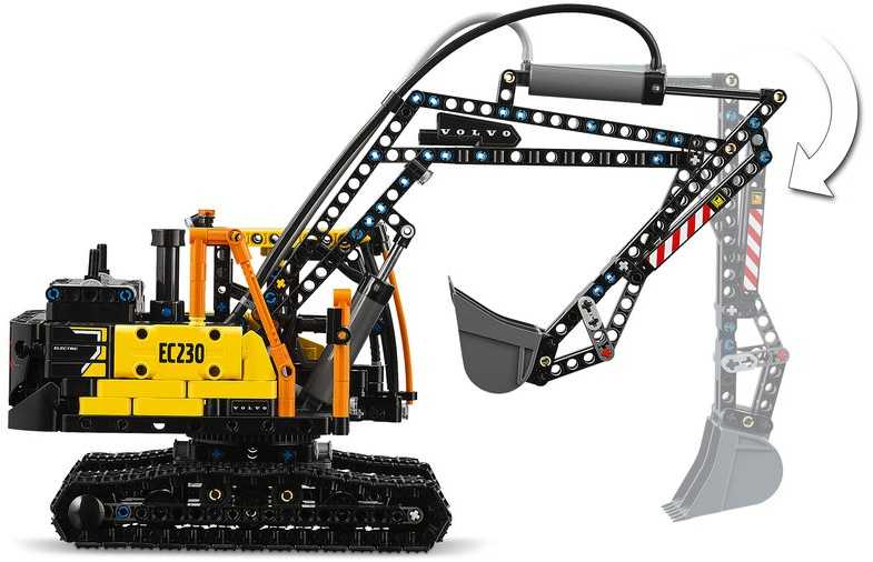 LEGO® Technic Sunkvežimis Volvo FMX ir elektrinis ekskavatorius Volvo EC230 (42175)