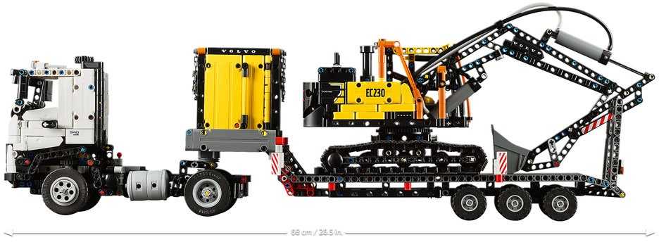LEGO® Technic Sunkvežimis Volvo FMX ir elektrinis ekskavatorius Volvo EC230 (42175)