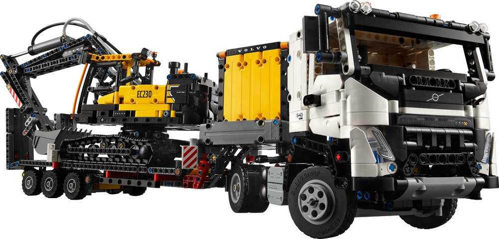 LEGO® Technic Sunkvežimis Volvo FMX ir elektrinis ekskavatorius Volvo EC230 (42175)