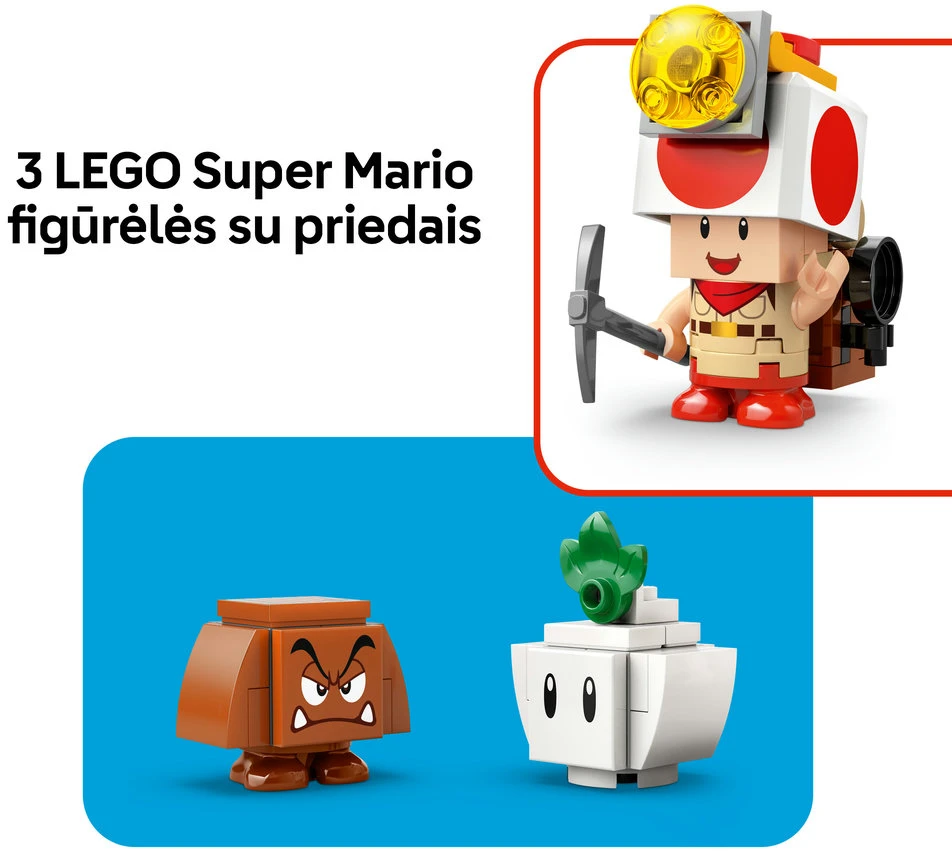 LEGO® Super Mario Captain Toad stovykla (72040)