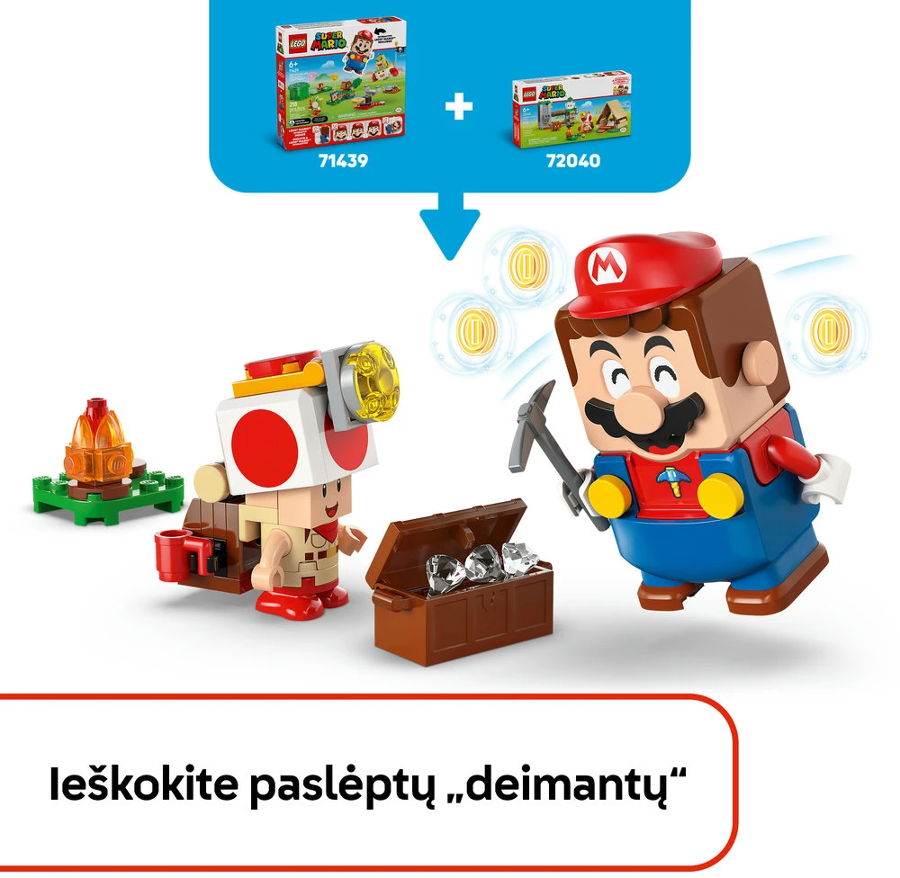 LEGO® Super Mario Captain Toad stovykla (72040)