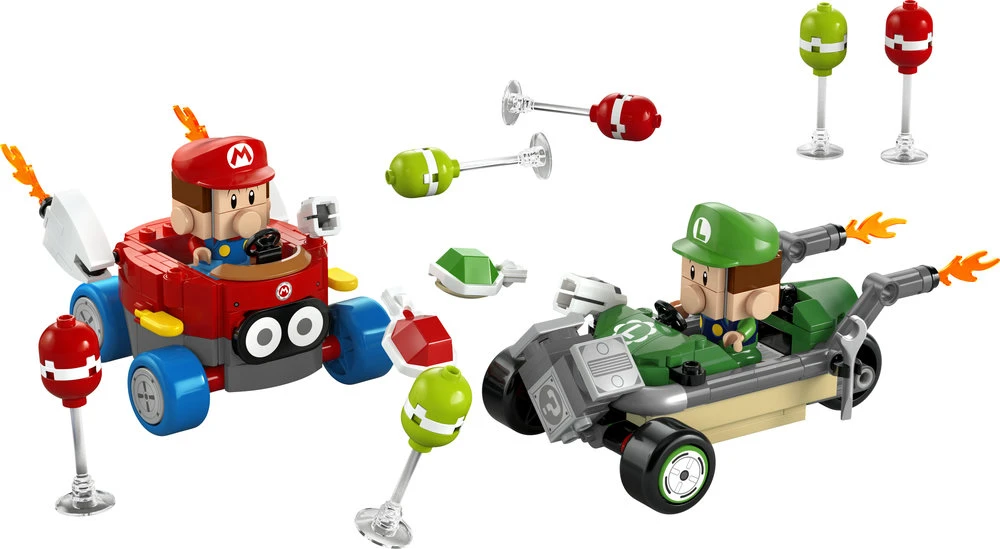LEGO® Super Mario™: Mario Kart™ – Baby Mario prieš Baby Luigi (72034)
