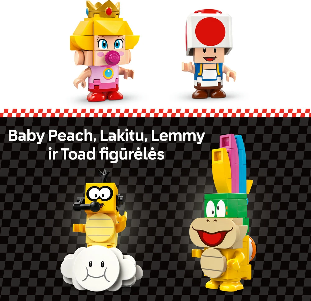 LEGO® Super Mario Mario Kart™ – Baby Peach ir Grand Prix rinkinys (72036)