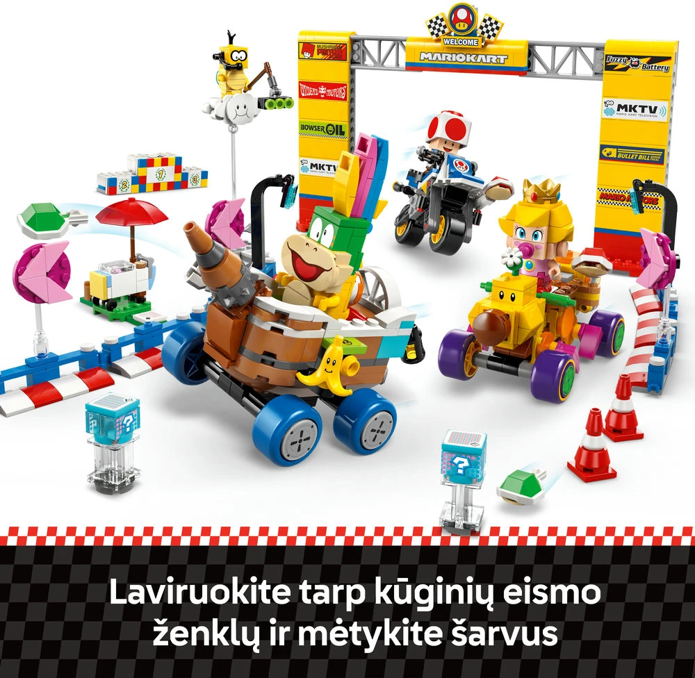 LEGO® Super Mario Mario Kart™ – Baby Peach ir Grand Prix rinkinys (72036)