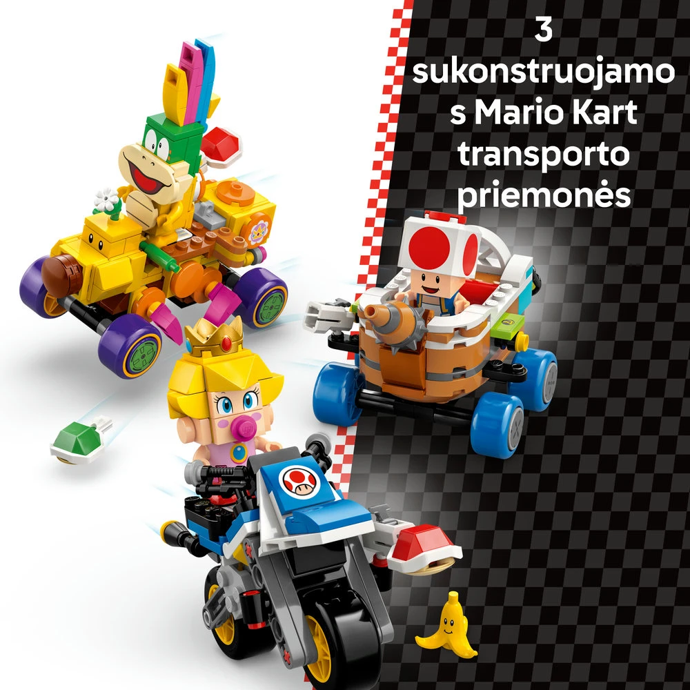 LEGO® Super Mario Mario Kart™ – Baby Peach ir Grand Prix rinkinys (72036)