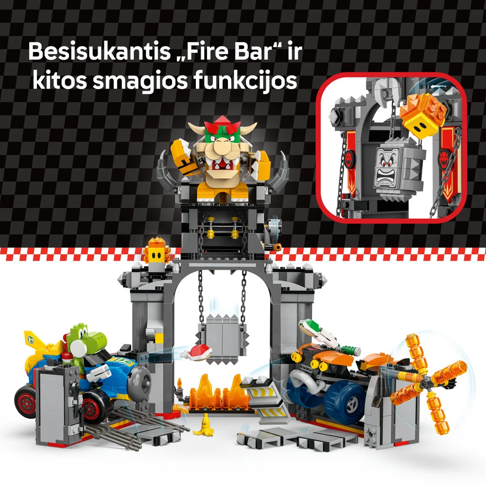 LEGO® Super Mario Mario Kart™ – Bowser pilis (72039)