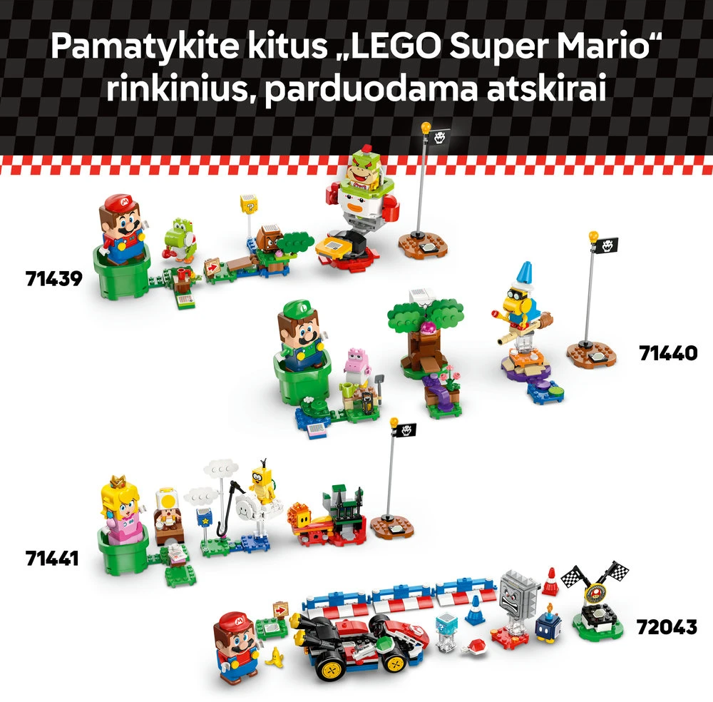 LEGO® Super Mario Mario Kart™ – Bowser pilis (72039)