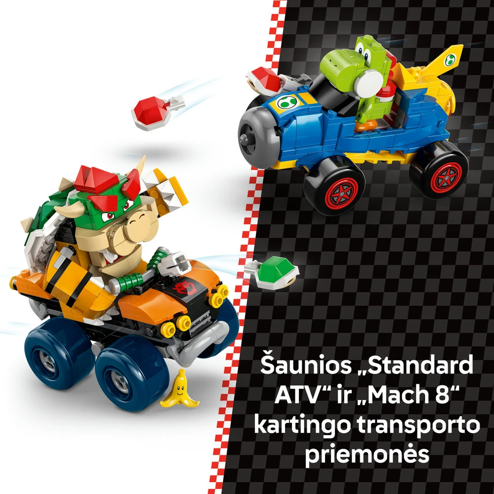 LEGO® Super Mario Mario Kart™ – Bowser pilis (72039)