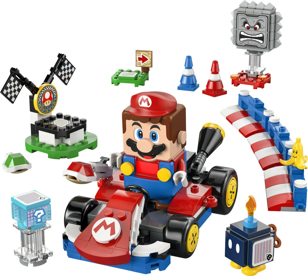 LEGO® Super Mario Mario Kart™ – interaktyvus „LEGO® Mario™“ ir Standard Kart (72043)