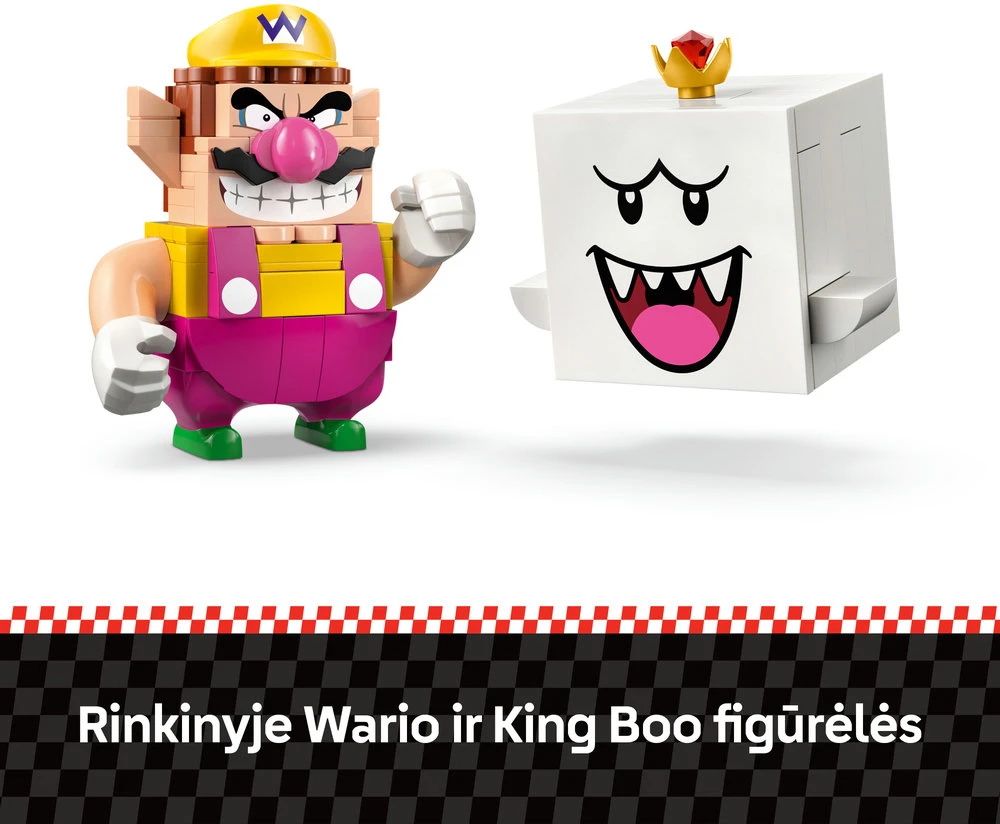 LEGO® Super Mario Mario Kart™ – Wario ir King Boo 72038