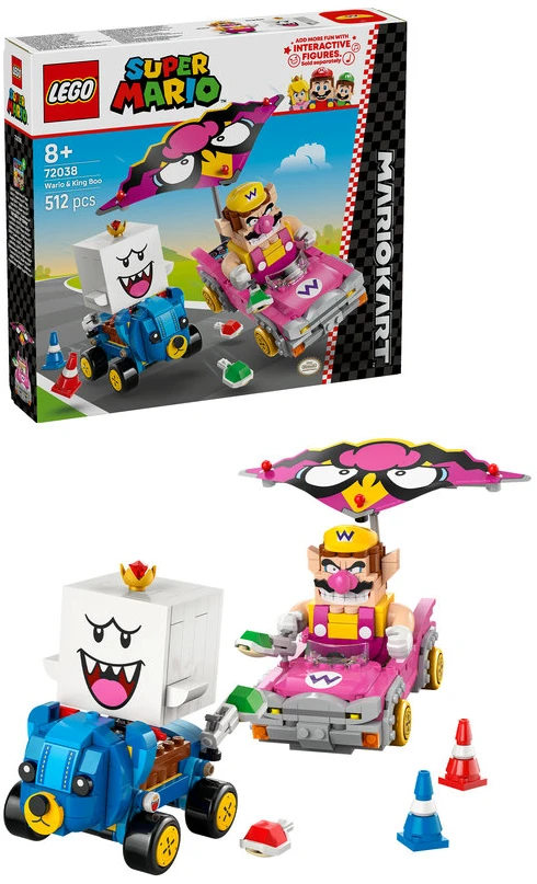 LEGO® Super Mario Mario Kart™ – Wario ir King Boo 72038