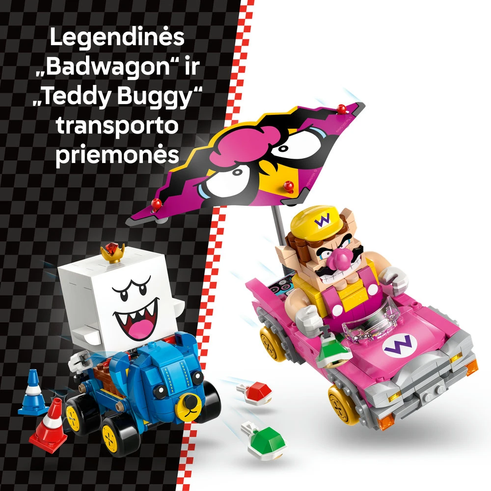 LEGO® Super Mario Mario Kart™ – Wario ir King Boo 72038