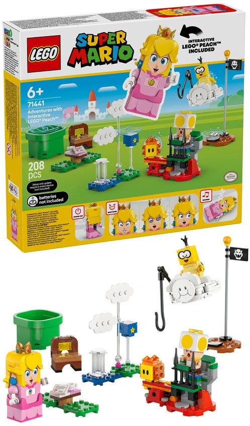 LEGO® Super Mario™ Nuotykiai su interaktyvia LEGO® Peach™ (71441)