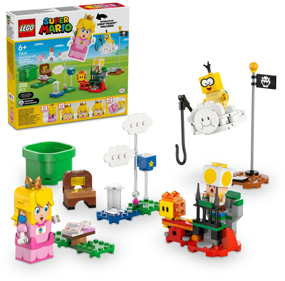 LEGO® Super Mario™ Nuotykiai su interaktyvia LEGO® Peach™ (71441)