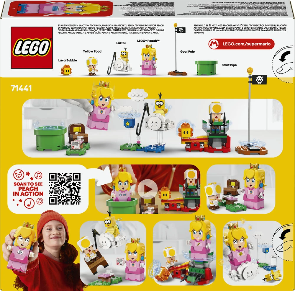 LEGO® Super Mario™ Nuotykiai su interaktyvia LEGO® Peach™ (71441)