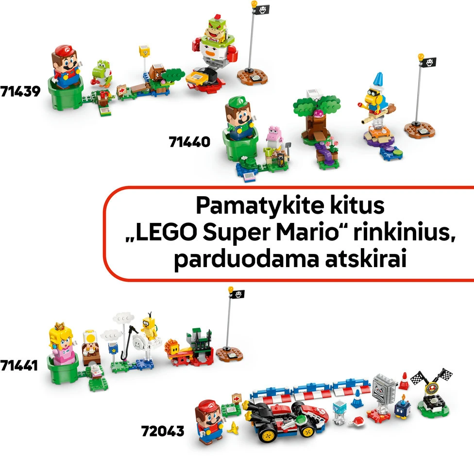 LEGO® Super Mario Vakarėlis Toad House (72041)
