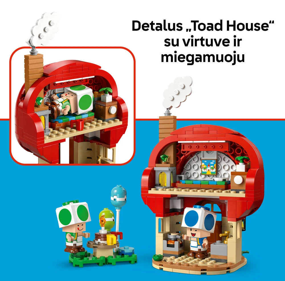 LEGO® Super Mario Vakarėlis Toad House (72041)