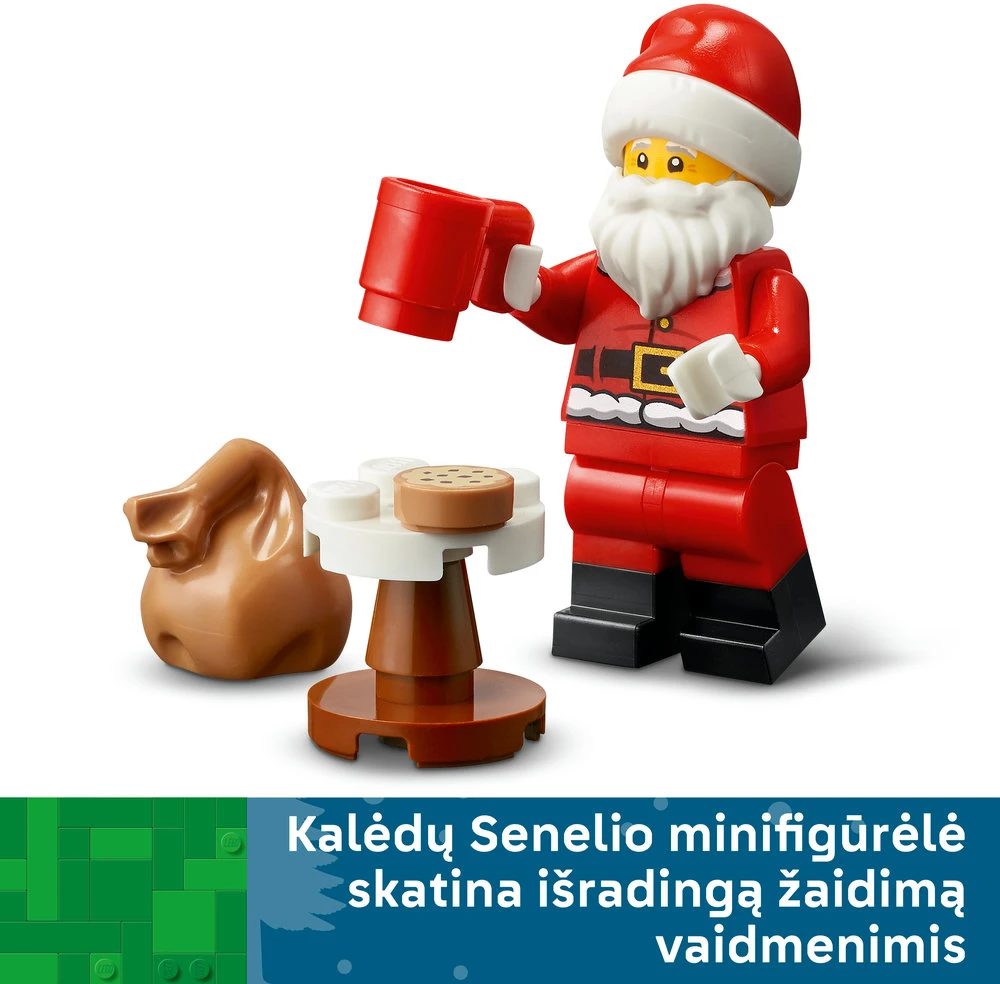 LEGO® šventinis meduolinis namelis, kalėdinis žaislas vaikams 40809