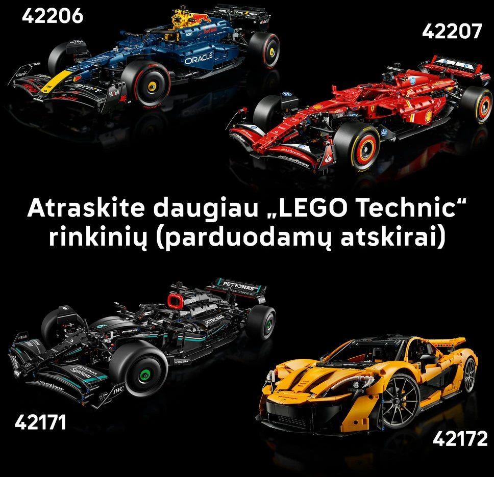 „LEGO® Technic“ automobilis „McLaren MCL39 F1®“ 42228