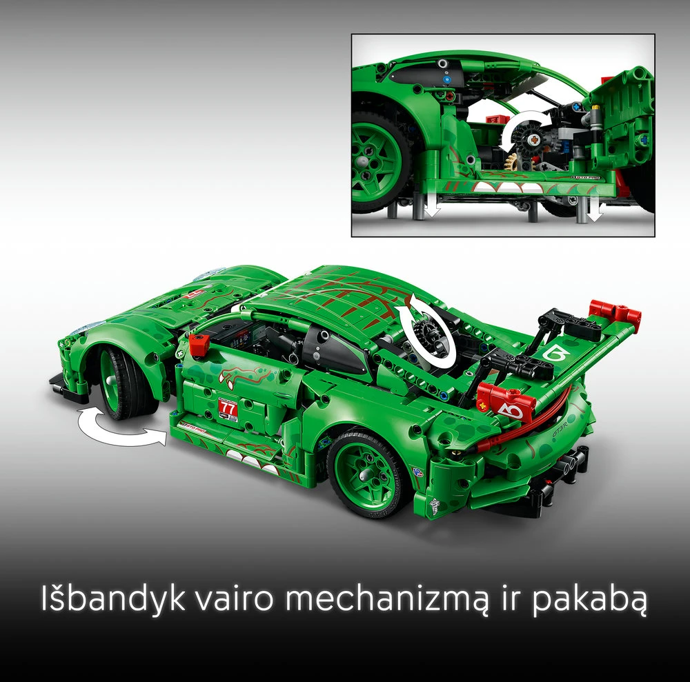 LEGO® Technic Automobilis „Porsche 911 GT3 R REXY AO Racing“ 42224