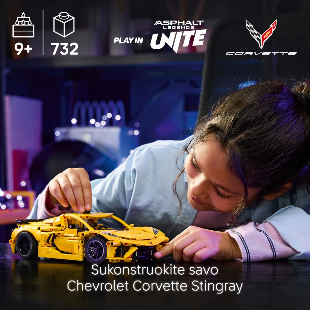 LEGO® Technic Chevrolet Corvette Stingray modelis 42205